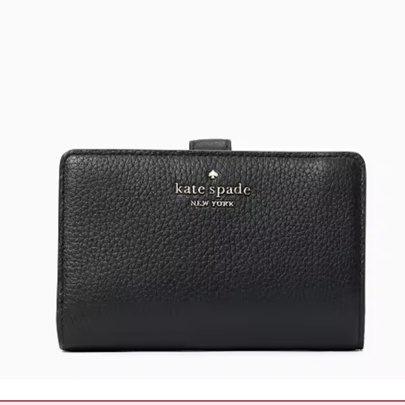 Kate Spade Leila Medium Compact Bifold Wallet
Black
NWT - Picture 1 of 16
